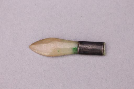 清包银青白色玉簪
