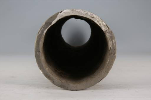 东汉长筒形夹砂灰陶排水管