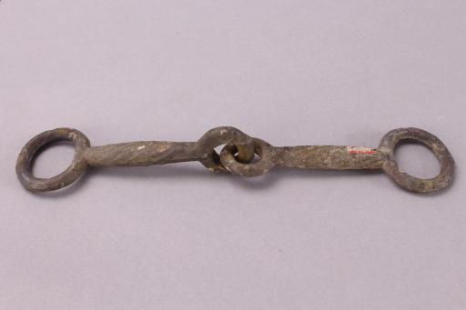 战国早期绳纹铜马衔