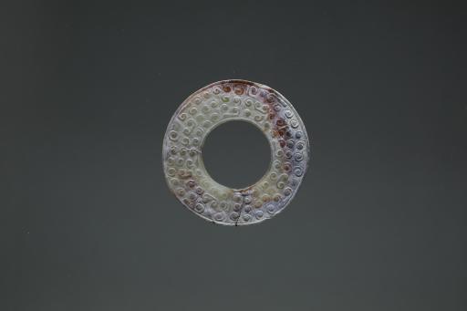 战国早期卷云纹玉璧
