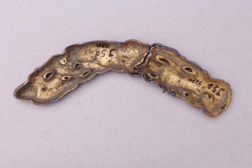 明箔金仙人铜饰件