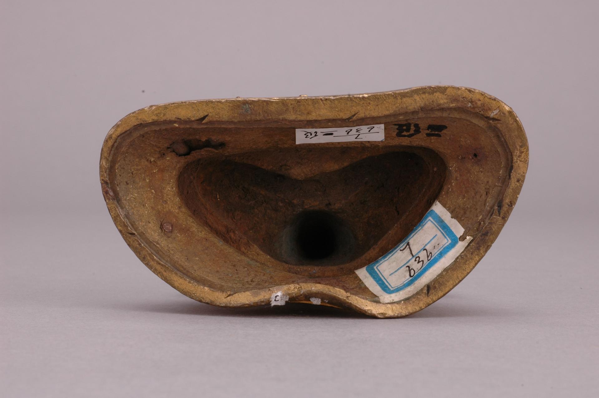 清黄铜鎏金无量寿佛