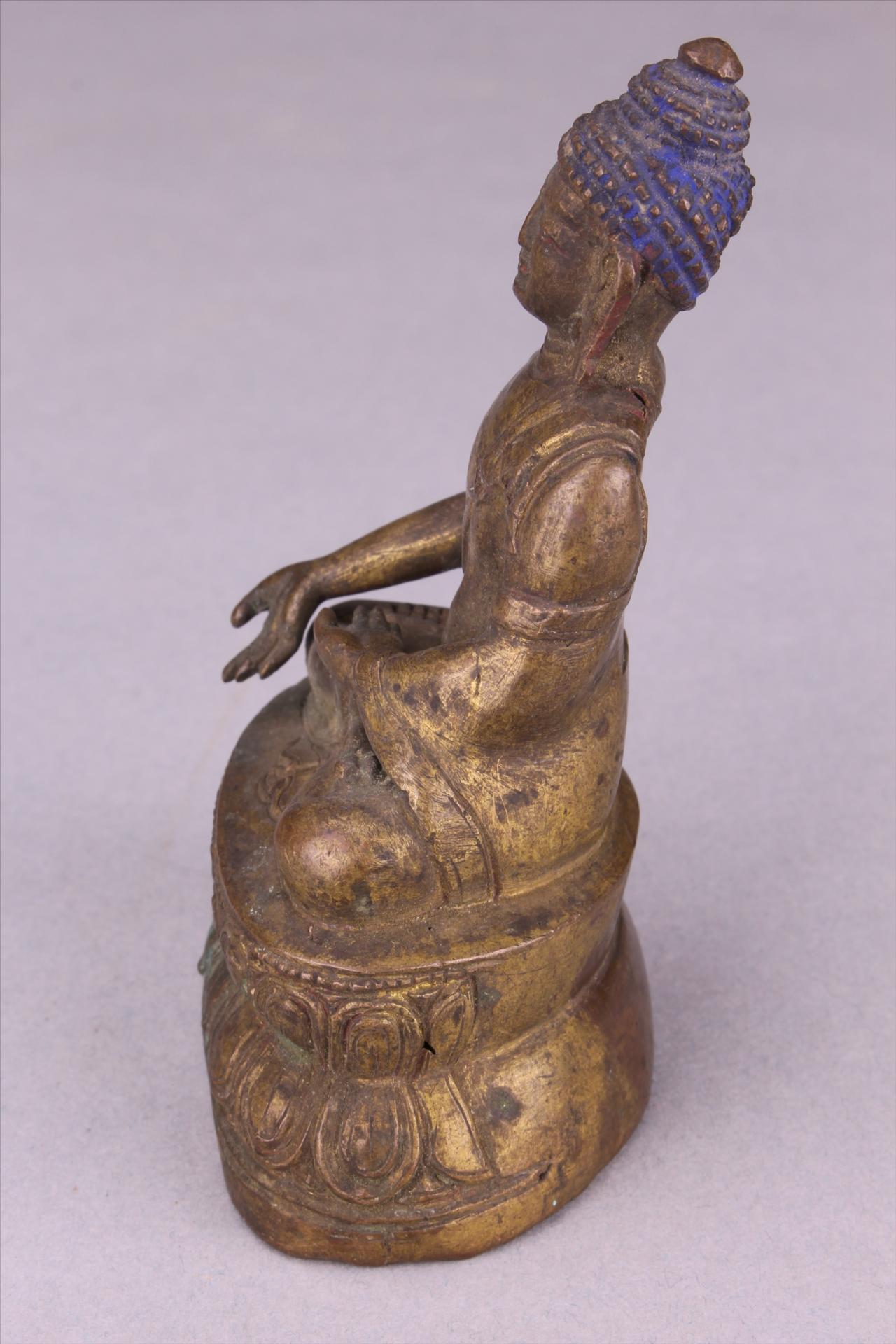 清红铜鎏金释迦牟尼佛