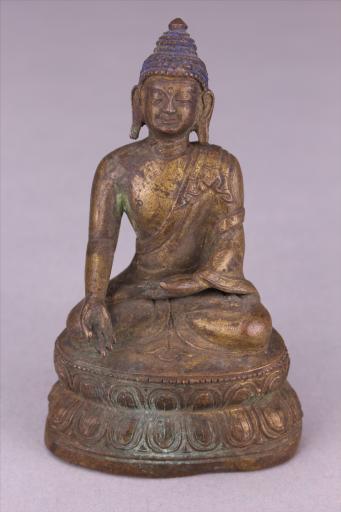 清红铜鎏金释迦牟尼佛