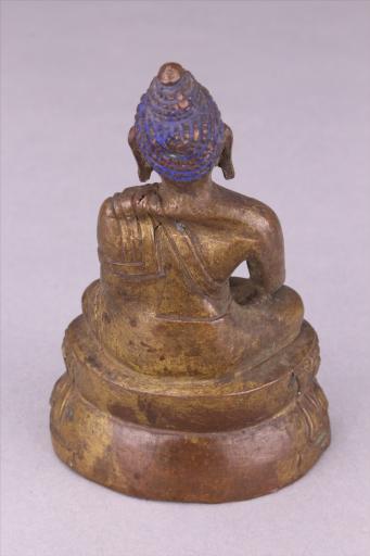 清红铜鎏金释迦牟尼佛