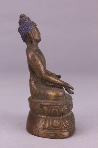 清红铜鎏金释迦牟尼佛