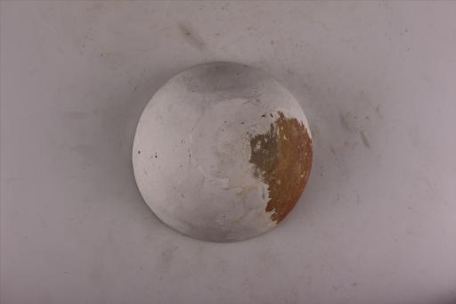 新石器时代屈家岭文化侈口弧腹平底黑彩带纹泥质红陶钵