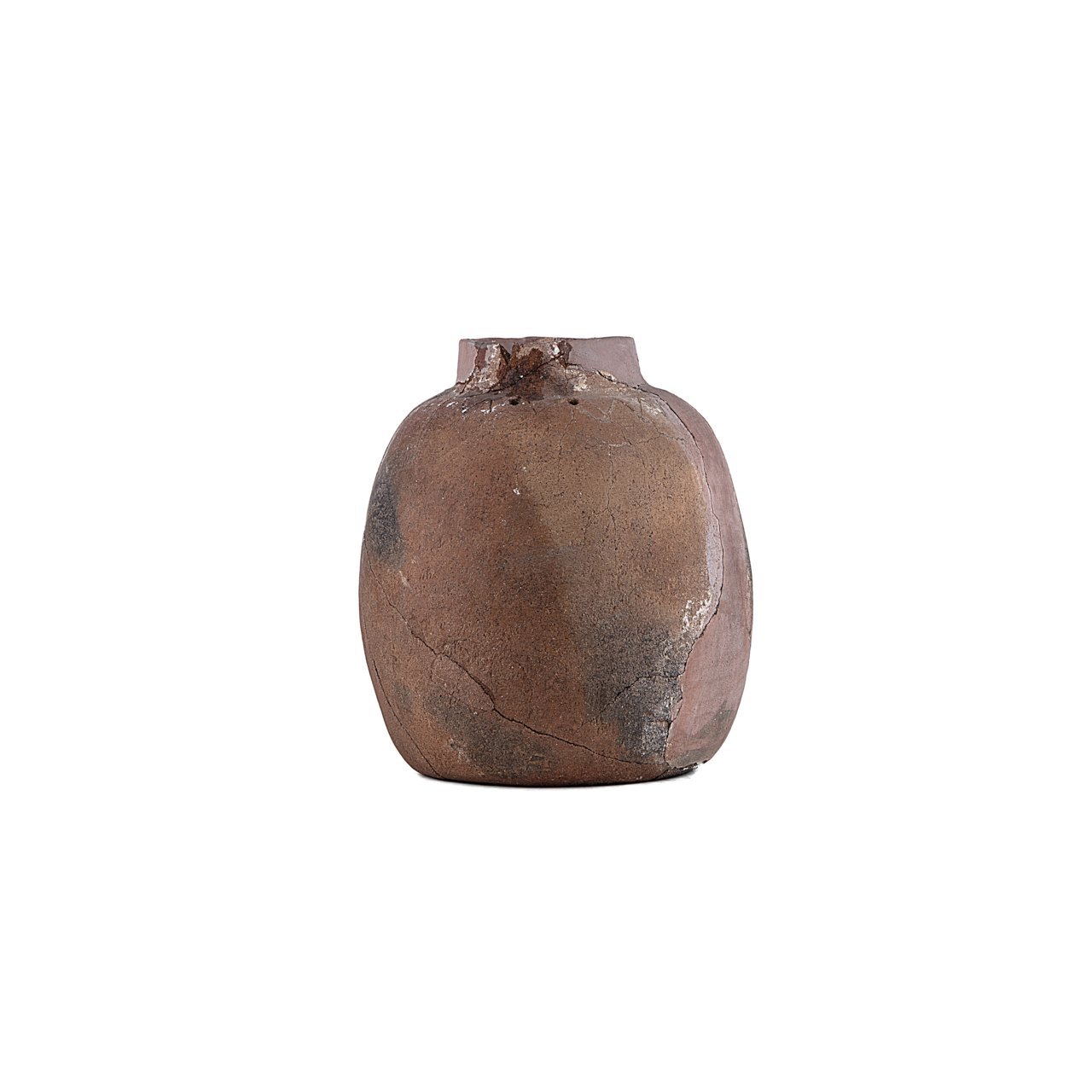新石器时代城背溪文化小口冬瓜状泥质红陶罐